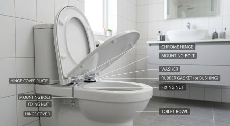Toilet Seat Fittings Names & Parts Guide 2026 - Complete List | JKC Emart