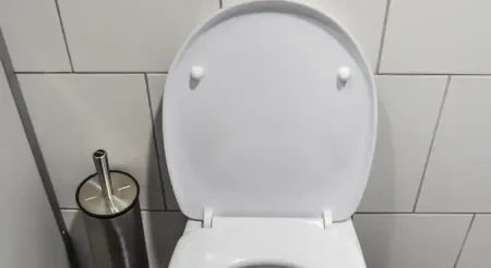Free open toilet seat bathroom