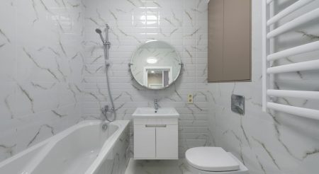 interior design of a bathroom